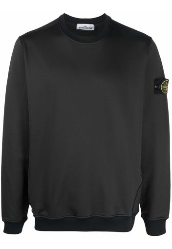 Stone Island Felpa con applicazione - Nero