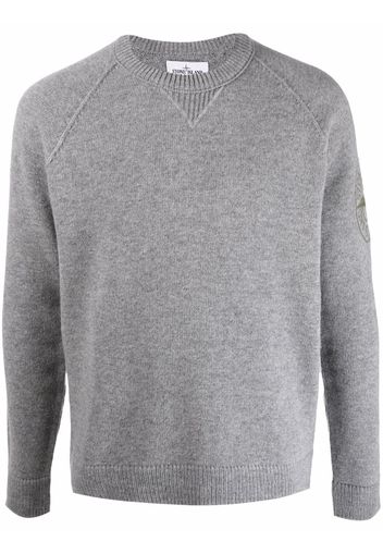 Stone Island crew-neck wool jumper - Grigio