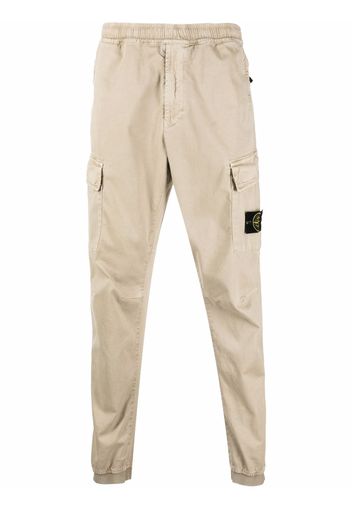 Stone Island compass badge cargo trousers - Toni neutri