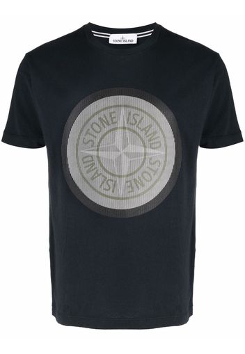 Stone Island T-shirt con stampa - Nero