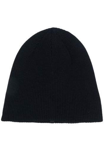 Stone Island Shadow Project ribbed-knit beanie - Nero