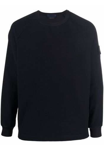 Stone Island Compass badge crew-neck top - Blu