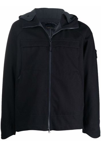 Stone Island Compass hooded jacket - Blu