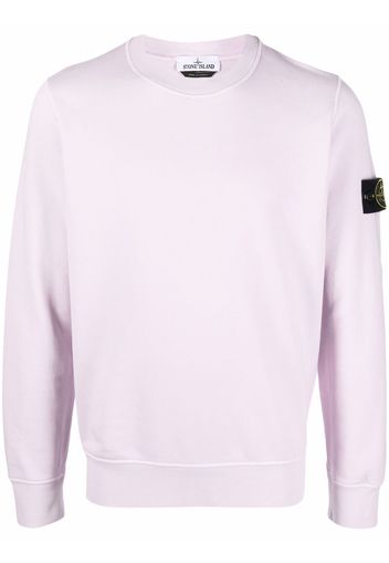 Stone Island Felpa con logo - Viola