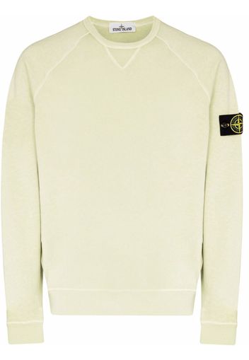 Stone Island Compass-patch raglan-sleeve sweatshirt - Verde