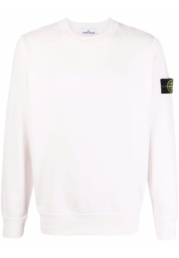 Stone Island Compass badge crew-neck sweatshirt - Rosa