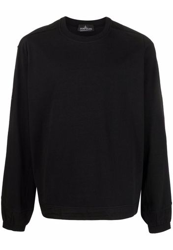 Stone Island Shadow Project crew-neck pullover sweatshirt - Nero