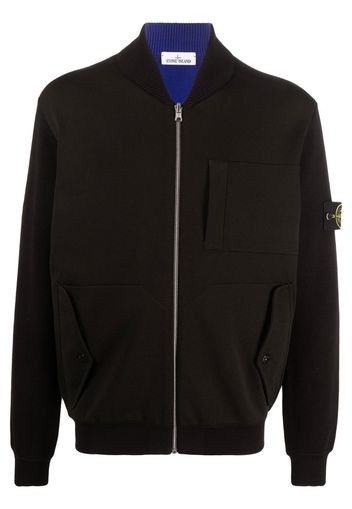 Stone Island Felpa con applicazione - Nero