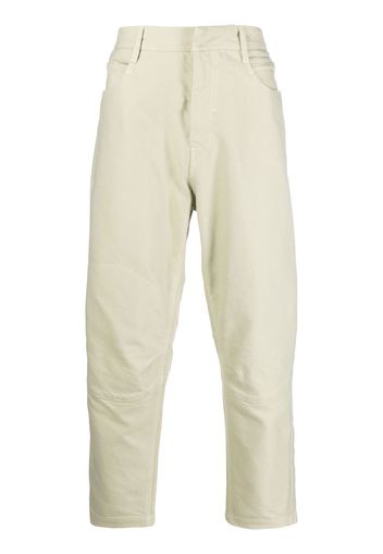 Stone Island Shadow Project Pantaloni dritti con zip - Verde