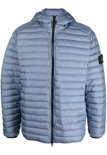 Stone Island Piumino con applicazione Compass - Blu