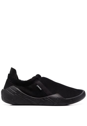 Stone Island Shadow Project slip-on suede sneakers - Nero