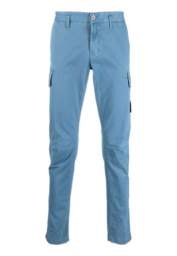 Stone Island slim-cut cargo trousers - Blu