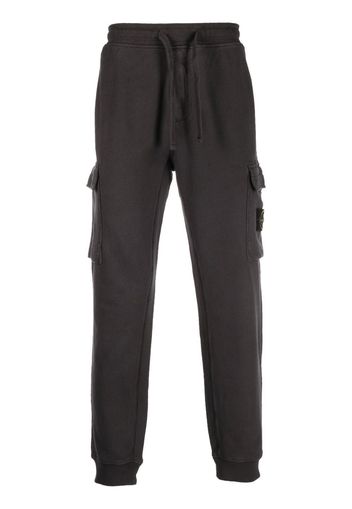 Stone Island logo-patch track pants - Grigio