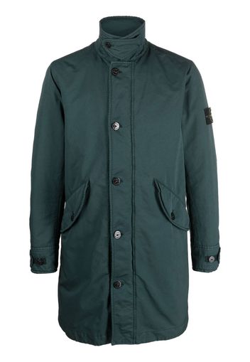 Stone Island Parka con applicazione - Verde