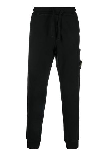 Stone Island Compass-patch track pants - Nero