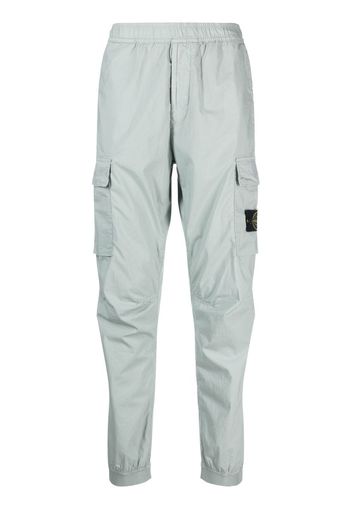 Stone Island stretch-cotton cargo trousers - Blu