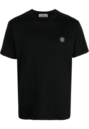 Stone Island logo-patch T-shirt - Nero