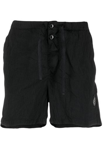 Stone Island Compass-motif swim shorts - Nero