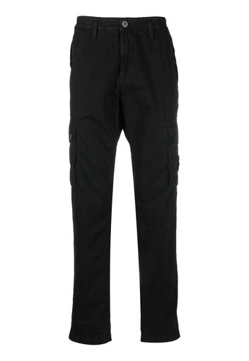 Stone Island Pantaloni con tasche laterali modello cargo - Nero