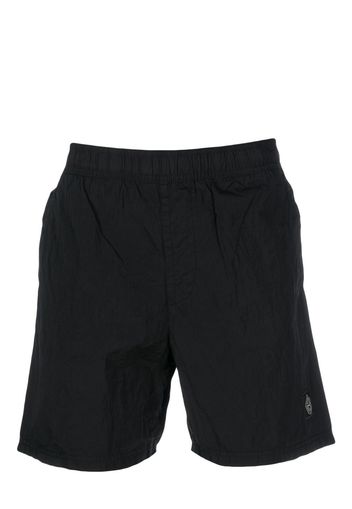 Stone Island Compass-logo swim shorts - Nero