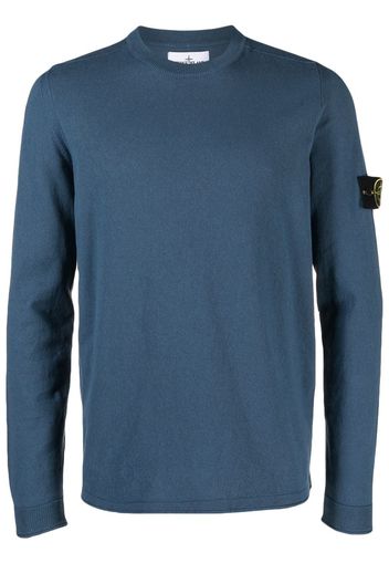 Stone Island Maglione con motivo Compass - Blu