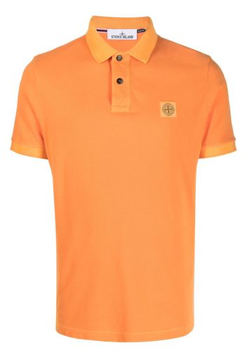 Stone Island Compass-logo polo shirt - Arancione