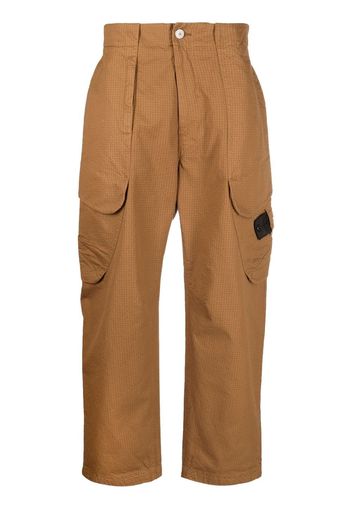 Stone Island Shadow Project tapered cargo trousers - Marrone