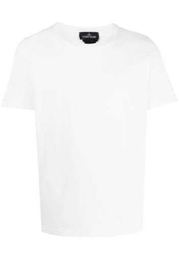 Stone Island Shadow Project plain cotton T-shirt - Bianco