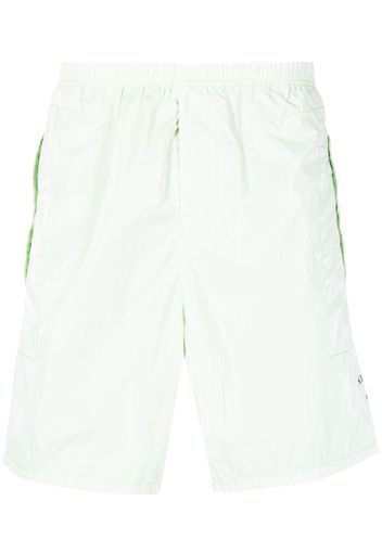 Stone Island Shorts sportivi con stampa - Verde
