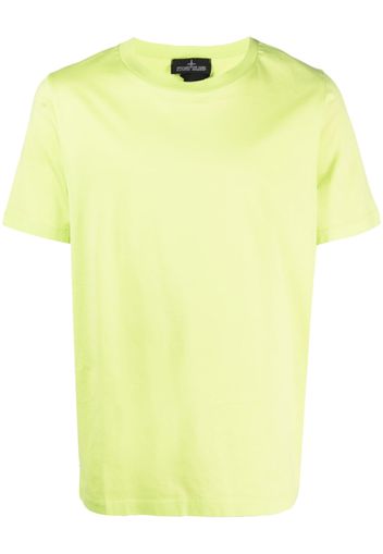 Stone Island Shadow Project logo-print cotton T-shit - Verde