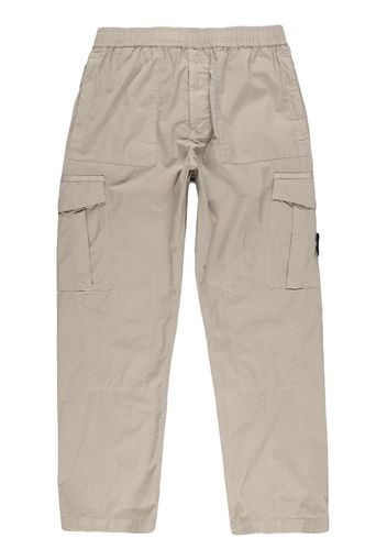 Stone Island Compass-logo cargo trousers - Toni neutri