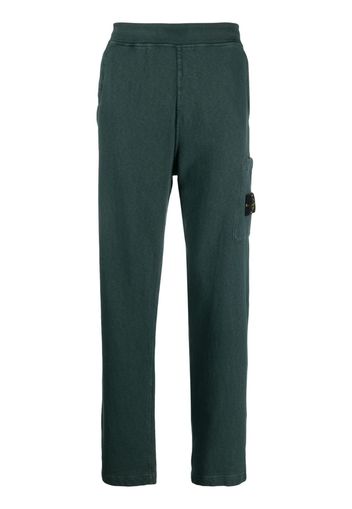 Stone Island Compass patch track pants - Verde