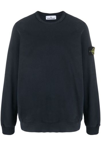 Stone Island Compass patch cotton sweatshirt - Blu