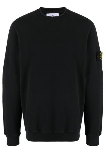 Stone Island Felpa con logo - Nero