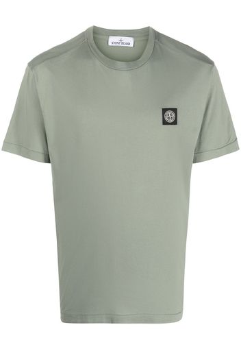 Stone Island Compass-motif cotton T-shirt - Verde