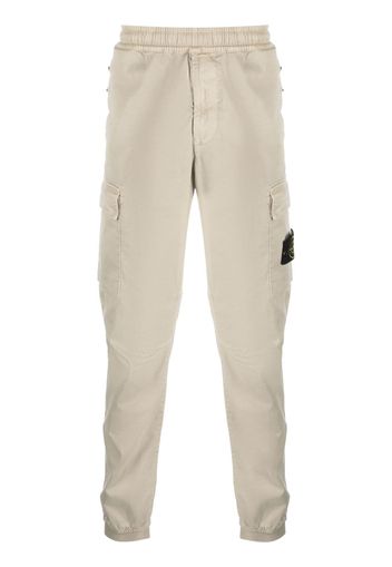 Stone Island tapered-leg cargo trousers - Toni neutri