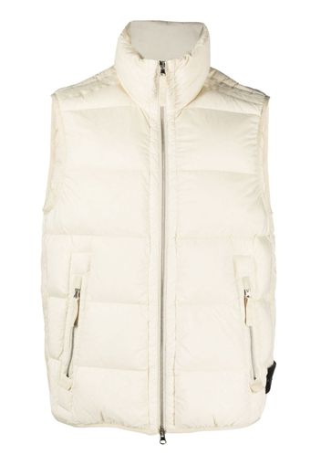 Stone Island zip-up padded gilet - Toni neutri