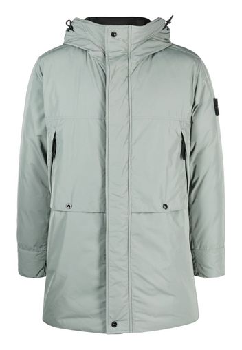 Stone Island Compass-patch padded coat - Verde