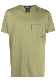 Stone Island Shadow Project printed catch pocket t-shirt - Verde