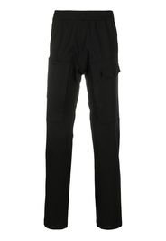 Stone Island cargo-pocket straight-leg track pants - Nero