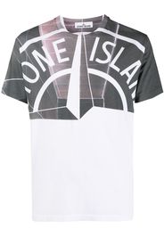 Stone Island T-shirt con stampa - Bianco
