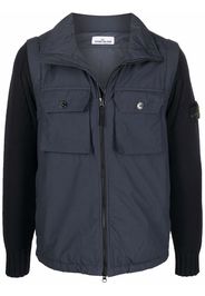 Stone Island removable sleeves padded jacket - Blu