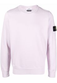 Stone Island Felpa con logo - Viola