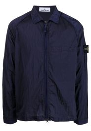 Stone Island Giacca leggera con applicazione Compass - Viola