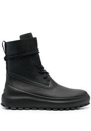 Stone Island Shadow Project lace up ankle boots - Nero