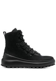 Stone Island lace-up ankle boots - Nero
