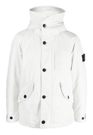 Stone Island David-PC hooded parka coat - Bianco