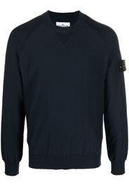 Stone Island Felpa girocollo con applicazione - Blu