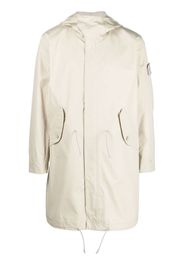 Stone Island Compass-patch long-sleeved coat - Toni neutri