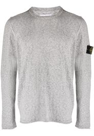 Stone Island 'Compass' motif jersey jumper - Grigio